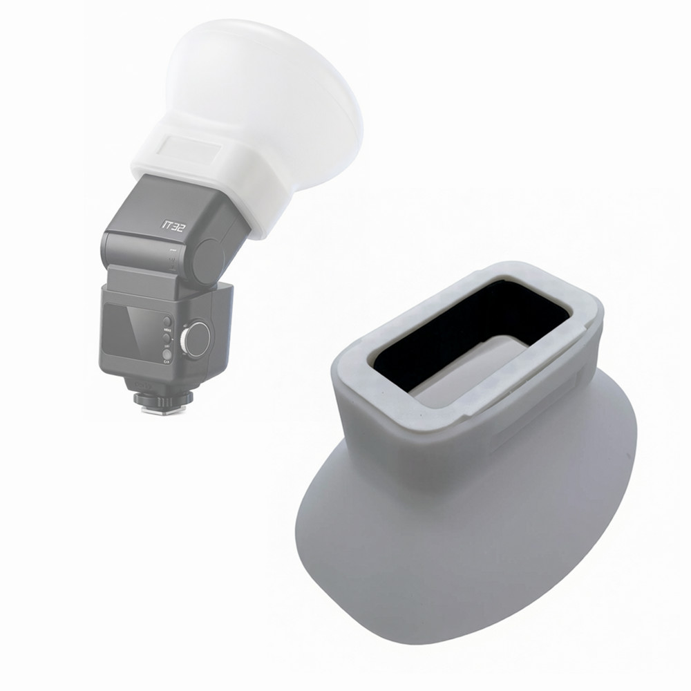 Pop Up Flash Diffuser - ناشر ضوء سيليكوني ناعم على شكل