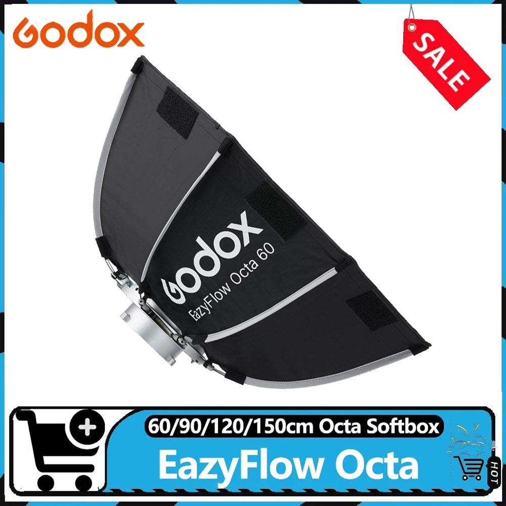 Pop Up Flash Diffuser - سلسلة Godox EazyFlow: سوفت بوكس قابل
