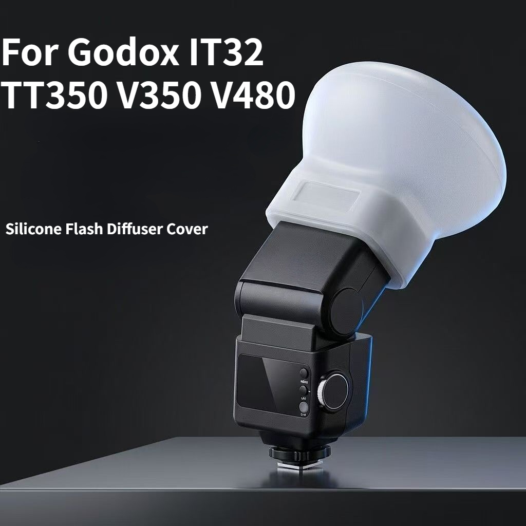 Pop Up Flash Diffuser - غطاء ناشر ضوء سيليكون لـ Godox