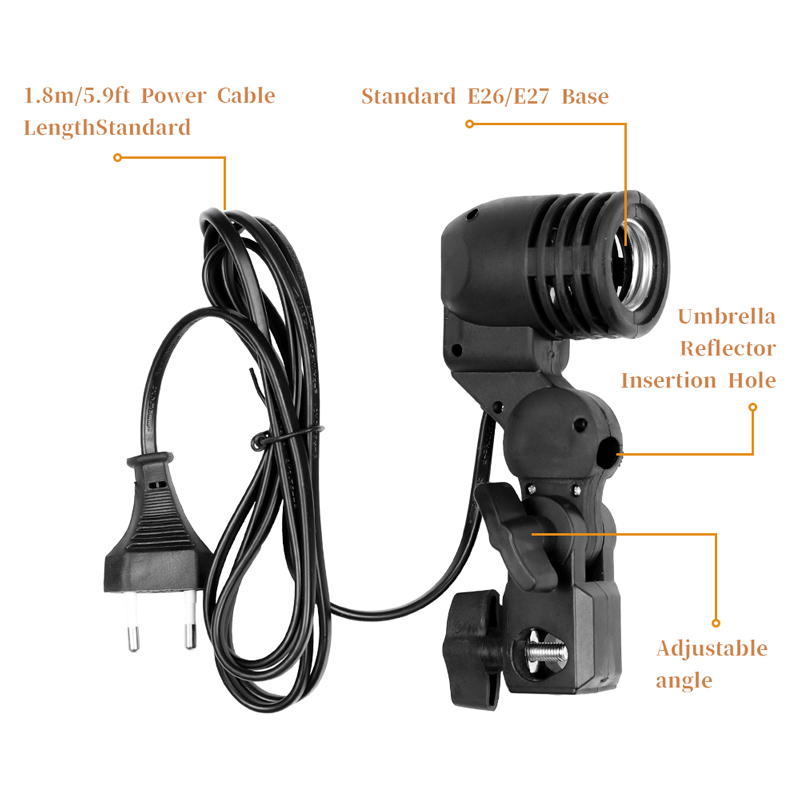 1.8 متر وصلة كابل ضوء لمبة حام - مراجعة Photography Bulb وسعره