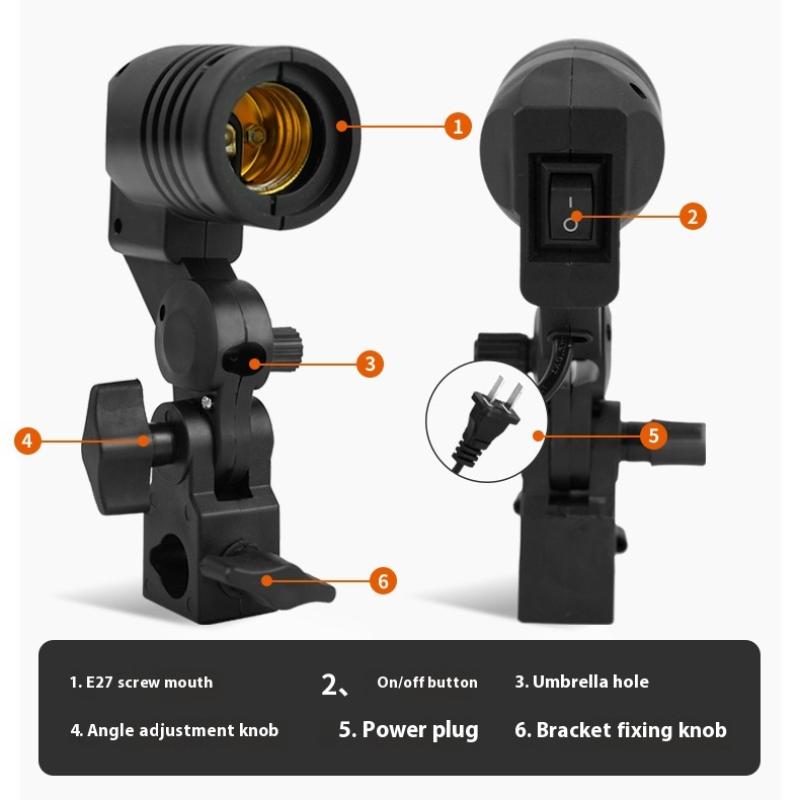 كابل أسود بطول 1.8 متر مع قاعد - مراجعة Photography Bulb وسعره