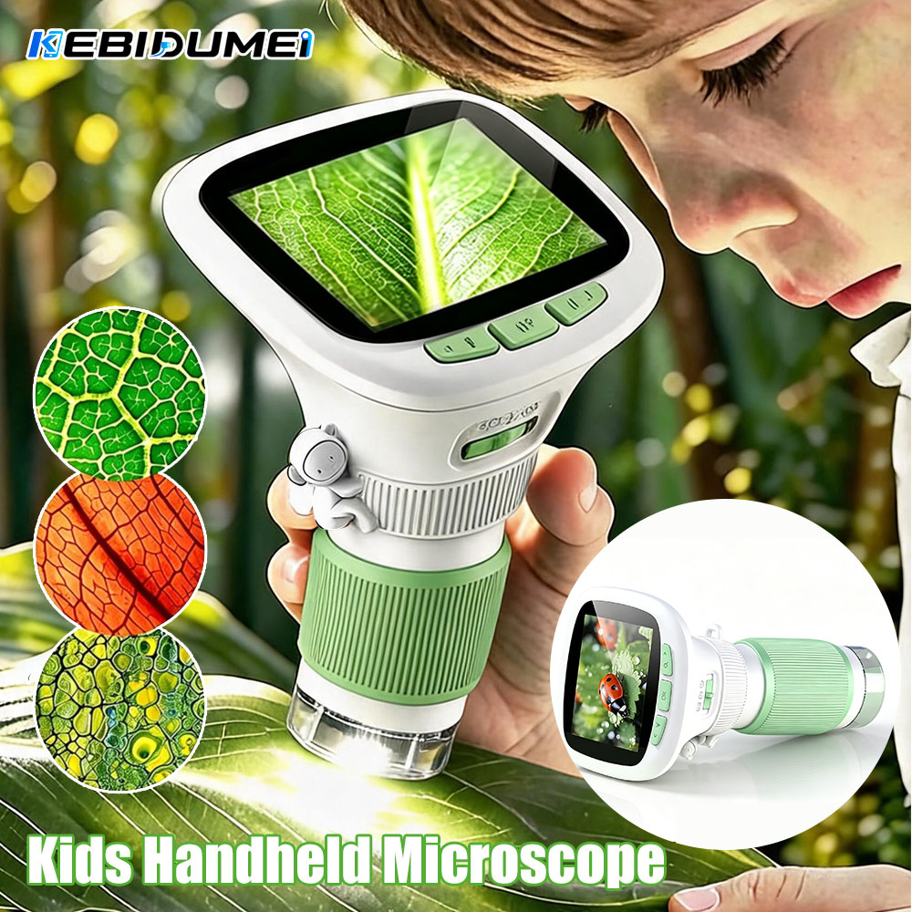 مجهر محمول للأطفال من KEBIDUME - مراجعة Photography Zoom وسعره