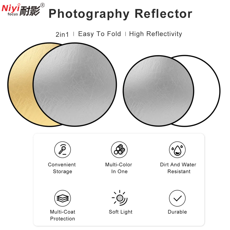 عاكس ضوئي دائري محمول 2 في 1 ب - مراجعة Pop Up Flash Diffuser وسعره