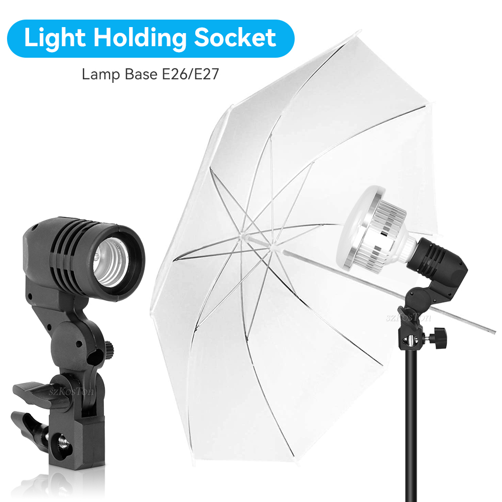 حامل لمبة برأس واحد لإضاءة الص - مراجعة Photography Bulb وسعره