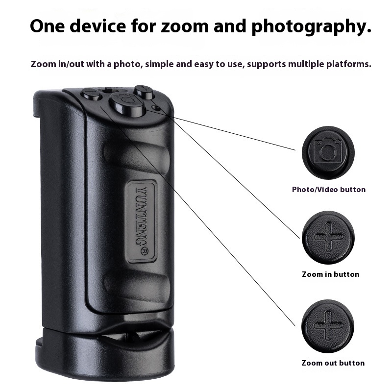 مثبت يدوي بمقبض هاتف مع تحكم ف - مراجعة Photography Zoom وسعره
