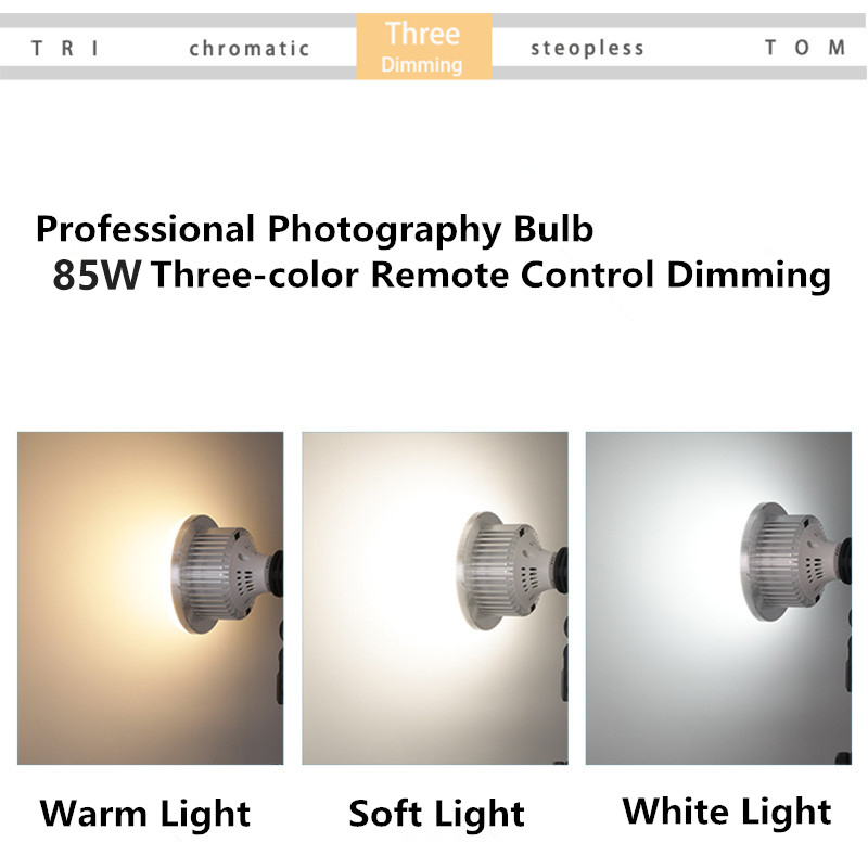 85 واط LED مصابيح إضاءة التصوي - مراجعة Photography Bulb وسعره
