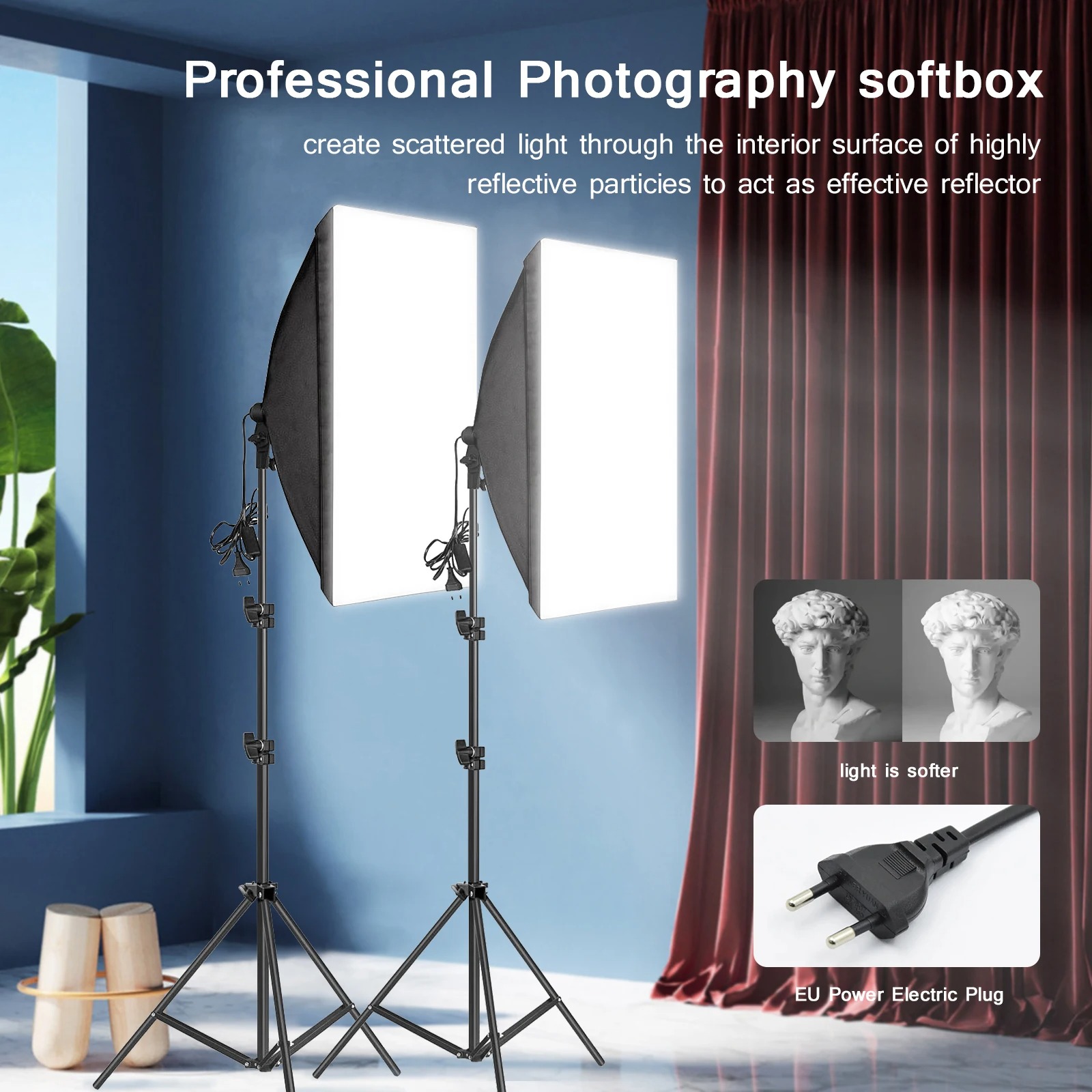 صندوق إضاءة Softbox احترافي لل - مراجعة Photography Bulb وسعره