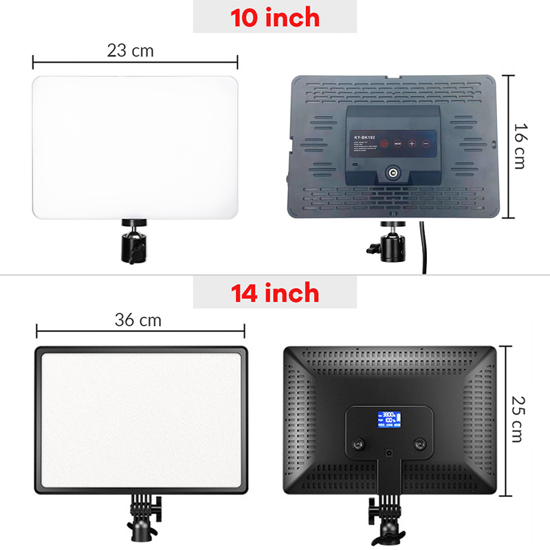 لوحة إضاءة فيديو LED مقاس 14 ب - مراجعة Photography Bulb وسعره