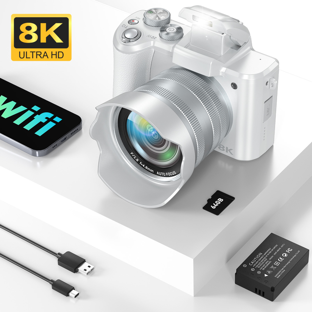 كاميرا رقمية 8K للتصوير الفوتو - مراجعة Photography Zoom وسعره