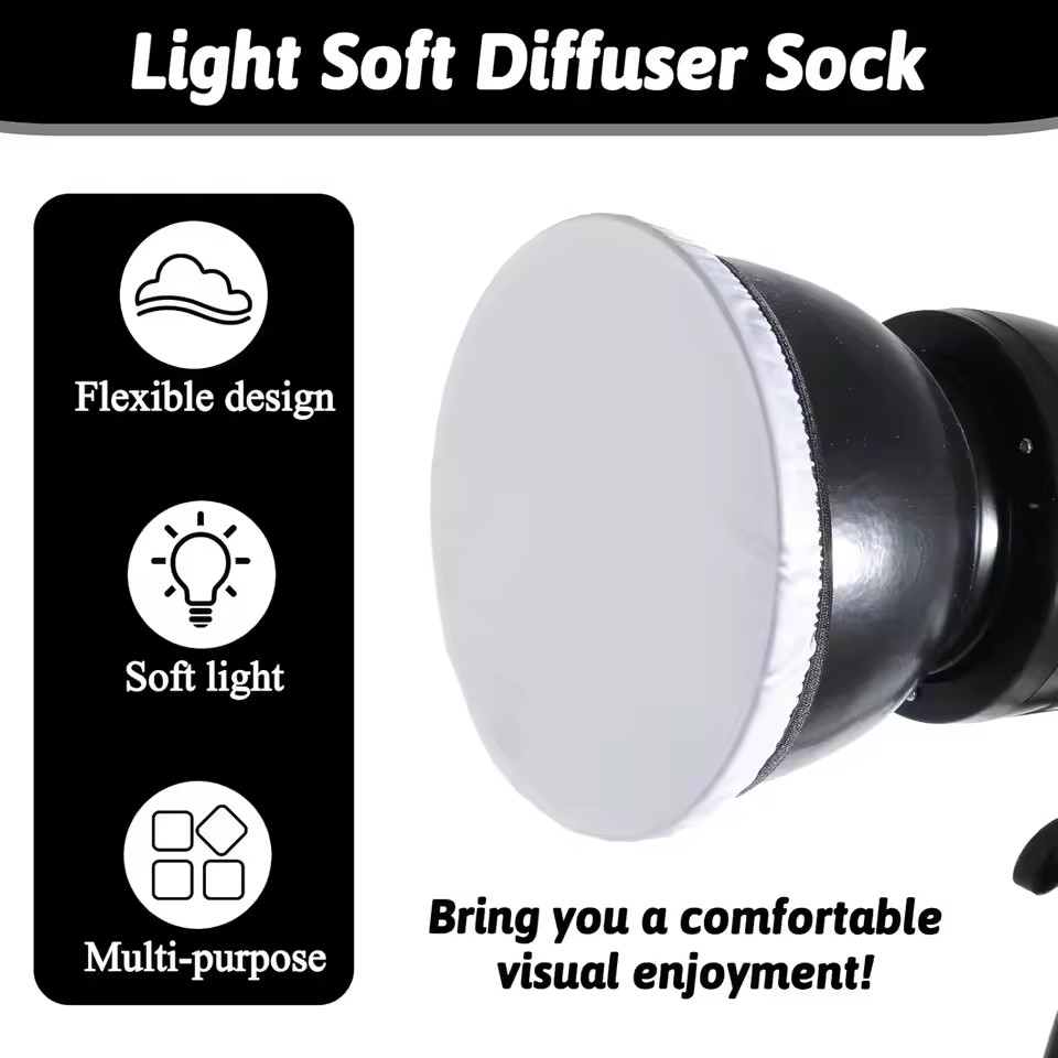1/3/5/10 قطع قماش ناشر ضوء ناع - مراجعة Pop Up Flash Diffuser وسعره