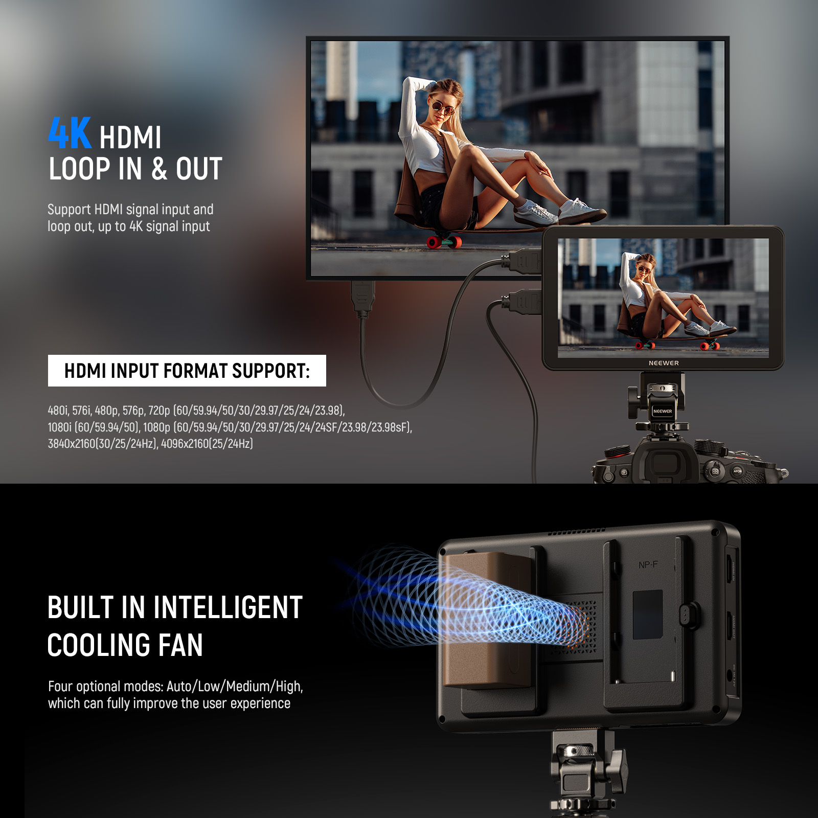 شاشة مراقبة كاميرا NEEWER F700 - مراجعة Photography Zoom وسعره