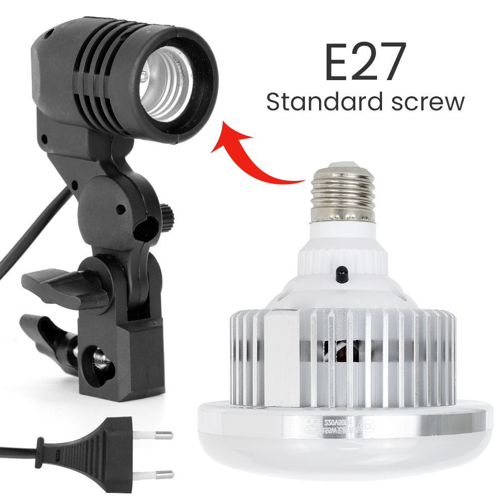 عكس الضوء LED الفيديو الضوئي م - مراجعة Photography Bulb وسعره
